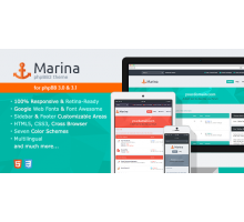 Marina 2.0.1 адаптивный шаблон форума phpBB