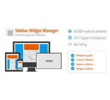 Sidebar и Widget Manager 3.19 плагин wordpress