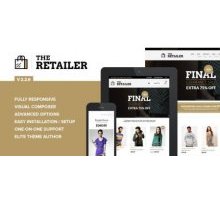 The Retailer адаптивный шаблон тема wordpress