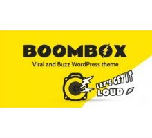 BoomBox адаптивный шаблон тема wordpress