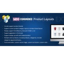 Woocommerce Products Layouts плагин wordpress