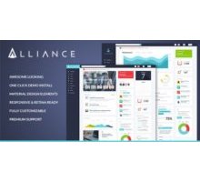 Alliance адаптивный шаблон тема wordpress