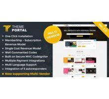 Theme Portal Marketplace скрипт интернет магазина