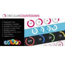 Circular Countdown jQuery plugin javascript