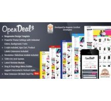 Gala OpenDeal адаптивный шаблон Magento