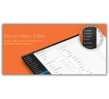 Admin Menu Editor Pro плагин wordpress
