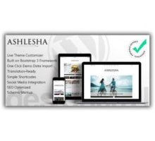 Ashlesha отзывчивый шаблон wordpress