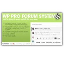 WP Pro Forum System плагин форум wordpress