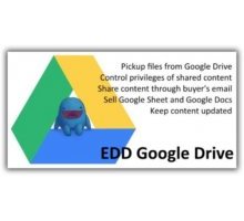 EDD Google Drive плагин wordpress