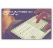 Responsive Styled Google Maps плагин карты wordpress