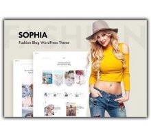 Sophia блоговый адаптивный шаблон wordpress