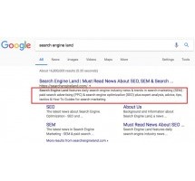 Google увеличил длину сниппета описания сайта в результатах поиска