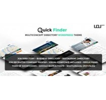 QuickFinder отзывчивая тема каталог wordpress