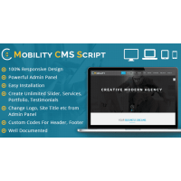 Mobility CMS скрипт одностраничного сайта Лендинг