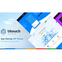 Utouch адаптивный шаблон для стартапа на wordpress