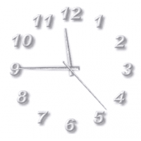 TheAeroClock часы для рабочего стола