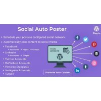 Social Auto Poster плагин рассылки в социальные сети для wordpress