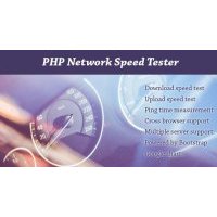 PHP Network Speed Tester скрипт тест скорости интернет