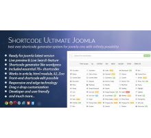 Shortcodes Ultimate 2.6.3 короткие коды Joomla плагин