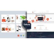 Dakota 1.0 адаптивный шаблон WordPress