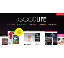 GoodLife 1.2.0 адаптивный шаблон wordpress