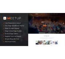 Meetup 1.1 адаптивный шаблон wordpress