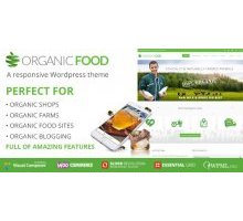 Organic Food 2.0.1 адаптивный шаблон wordpress