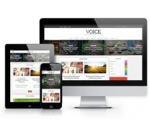 Voice 2.0 адаптивная тема wordpress