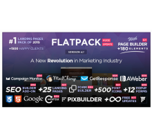 FLATPACK 5.0 конструктор сайтов и целевых страниц