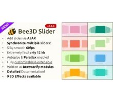 Bee3D Slider 2.0.0 3D слайдер