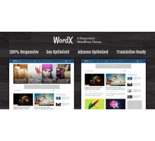 WordX 1.0.7 адаптивный шаблон wordpress