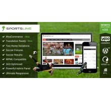 Sportsline 2.6 адаптивный шаблон wordpress