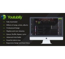 Youtubify 1.9 скрипт музыкального сайта
