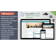 SocialKit 2.1.0 rus скрипт социальной сети