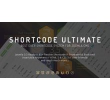 Shortcode Ultimate 3.1.0 плагин коротких кодов Joomla