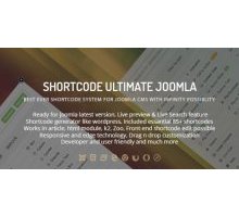 Shortcode Ultimate 3.1.0 плагин коротких кодов Joomla