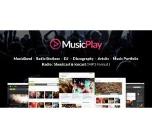 MusicPlay 4.4.0 адаптивный шаблон wordpress