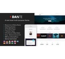 Dante 3.3.1 адаптивный шаблон wordpress