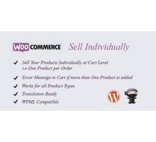WooCommerce Sell Individually 1.5 плагин продаж wordpress
