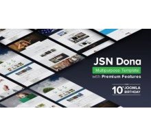 JSN Dona PRO 1.1.1 адаптивный шаблон joomla