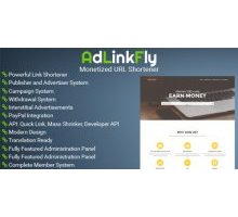 AdLinkFly 2.5.2 сервис коротких ссылок скрипт