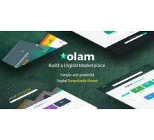 Olam 2.1 адаптивный шаблон wordpress
