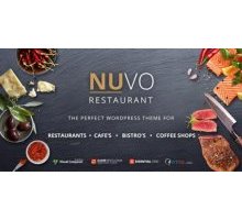 NUVO 5.6.3 адаптивный шаблон wordpress ресторан, кафе