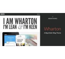 Wharton 1.2.9 адаптивный шаблон wordpress