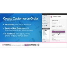 Create Customer on Order for WooCommerce 1.23 плагин wordpress