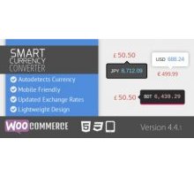 Smart Currency Converter for WooCommerce 4.4.1 плагин конвертер валют wordpress