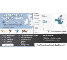 Interactive World Maps плагин карты wordpress