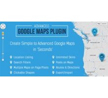 Advanced Google Maps Plugin for Wordpress плагин карты wordpress