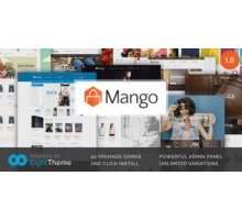 Mango адаптивный шаблон тема wordpress
