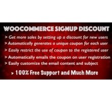 Woocommerce Signup Discount плагин купонов wordpress